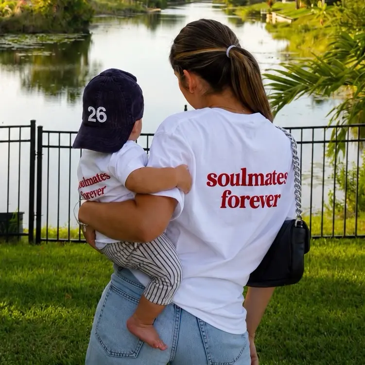 Soulmates Forever Matching Mom & Baby T-Shirt set