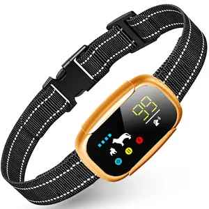 Smart Anti-Barking Collar For All Dog Sizes - Adjustable With USB Charging, 4 Training Modes, Reflective Safety Strips, Long Battery Life