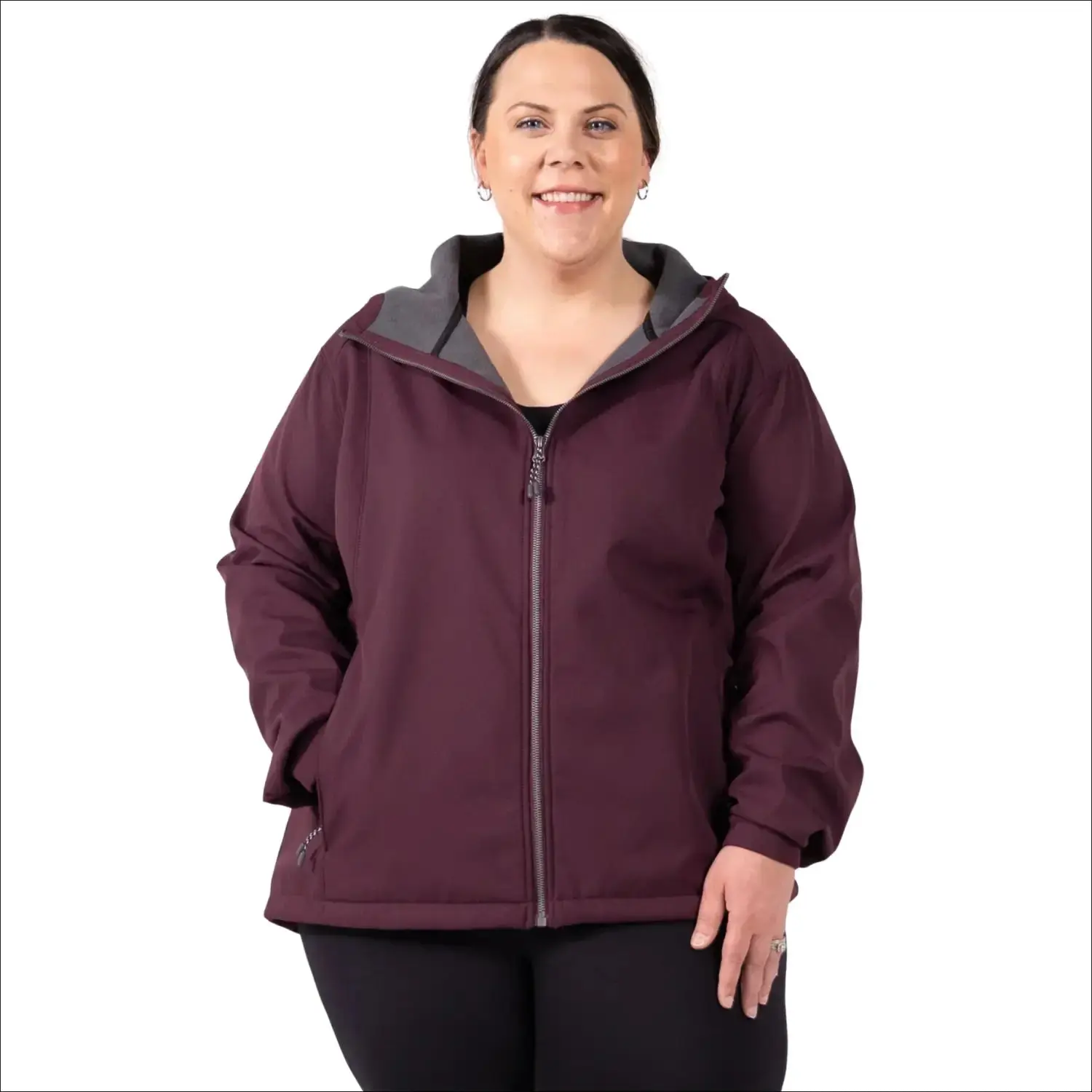 Women’s Plus Size 1X-6X  Micro Fleece Soft Shell 2.0 Jacket Coat Spring or Fall Outerwear