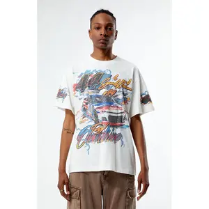 Pacsun Men's Turbo Overdrive Oversized T-Shirt Pacsun Men's Turbo Overdrive Oversized T-Shirt