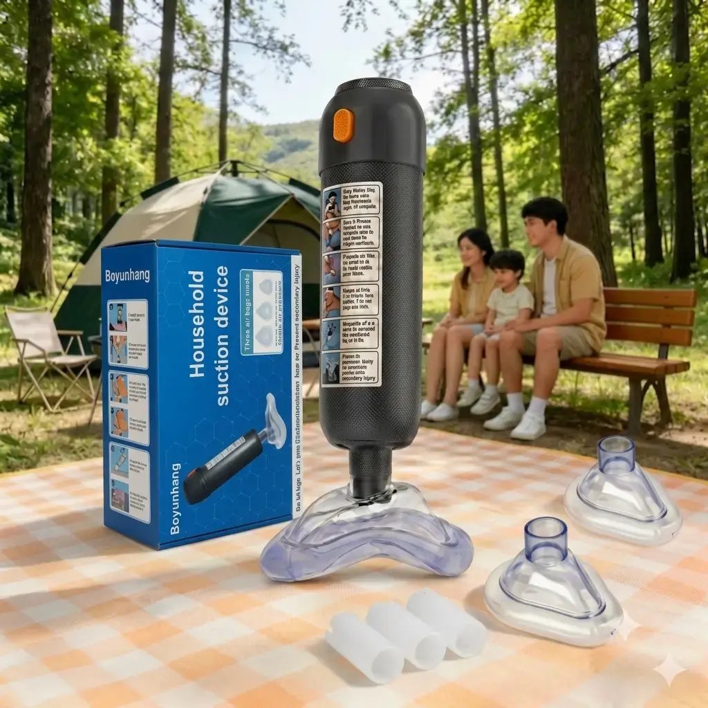 Home Suction Pump, Family Outdoor Emergency Kit, Emergency Tool, Essential Survival Gear, Portable and Compact Design, Ideal for Emergencies