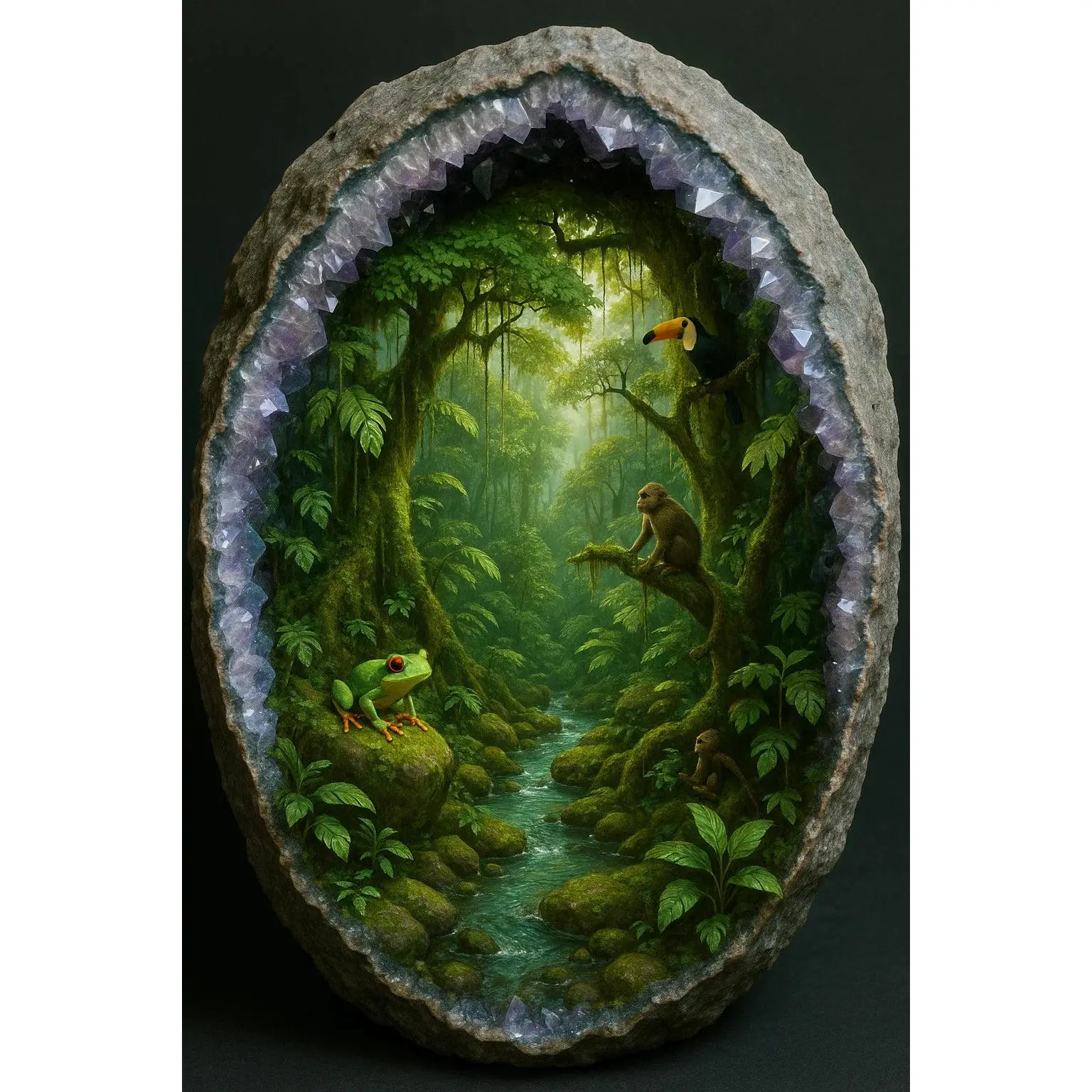 Rainforest Geode Rainforest Geode