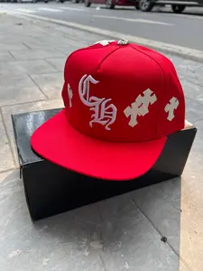 2026 Cross Embroidered Full Color Leather Adjustable Peaked Baseball Cap Unisex Casual Wear Machine Washable for Sports and Outdoor Activities