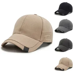 High Quality Solid Baseball Caps for Men Outdoor Cotton Cap Bone Men Trucker Hats in Polyester Material Size 56-60cm