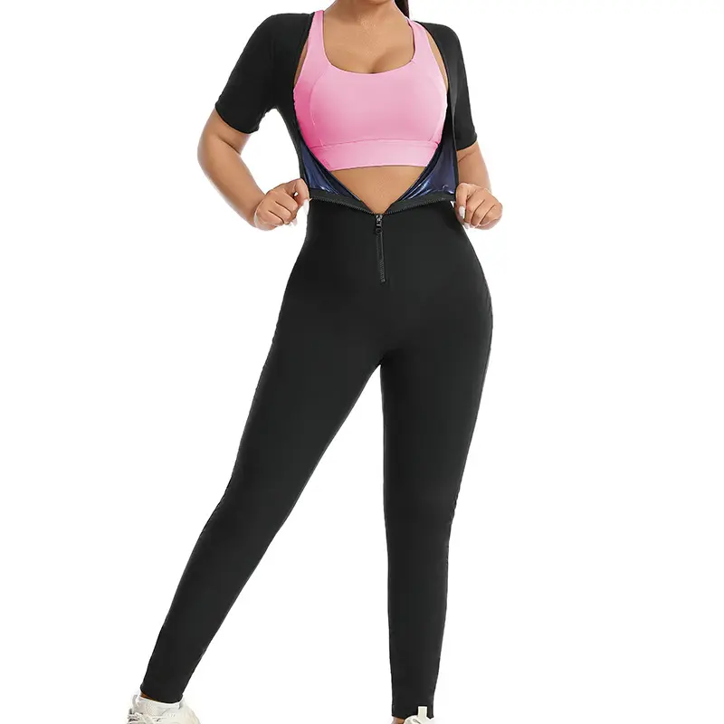 Blue short sleeved trouses