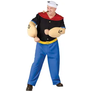 Men's Plus Size Popeye Costume