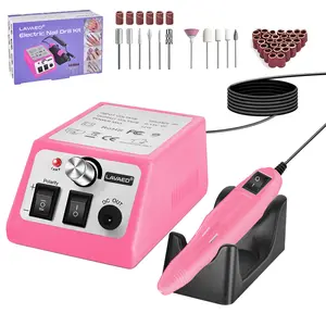 35000RPM Electric Nail Drill Professional Nail File Drill Acrylic Nails Kit with 1 Pack of Sanding Bands for Manicure Gel Nail Cutics Polish Remover Cutics