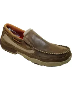 Twisted X Men's Driving Slip-On Moccasin Shoes Moc Toe - Mdms002