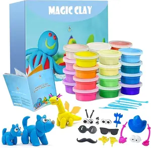 Modeling Clay Kit - 24 Colors Air Dry Ultra Light Soft & Stretchy DIY Molding Clay with Tools, Kids Art Crafts Gift for Boys & Girls Age 3-12 Year Olds