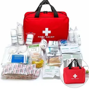 162 pcs First Aid Kit, Including Professional Scissors And Tweezers, Specifically Designed for Camping, Hiking, Hunting, And All Types Of Outdoor Activities, Equipped with Essential First Aid Supplies Like Bandages