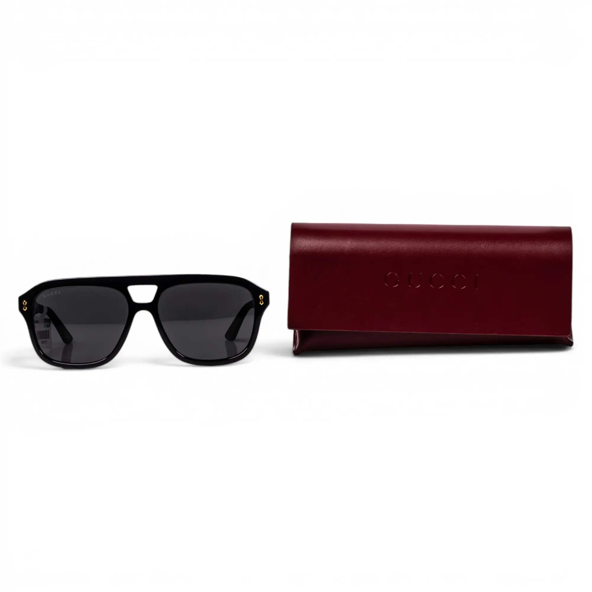 Pre-owned Aviator Black Sunglasses G26071211