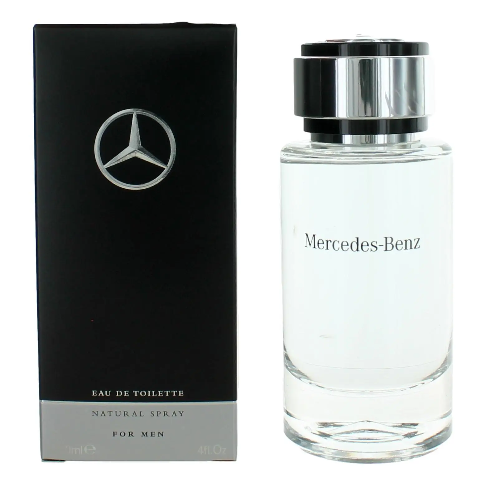 Mercedes-Benz Eau De Toilette for Men, Sophisticated Fragrance, Natural Cologne Spray, 4 oz / 120 ml