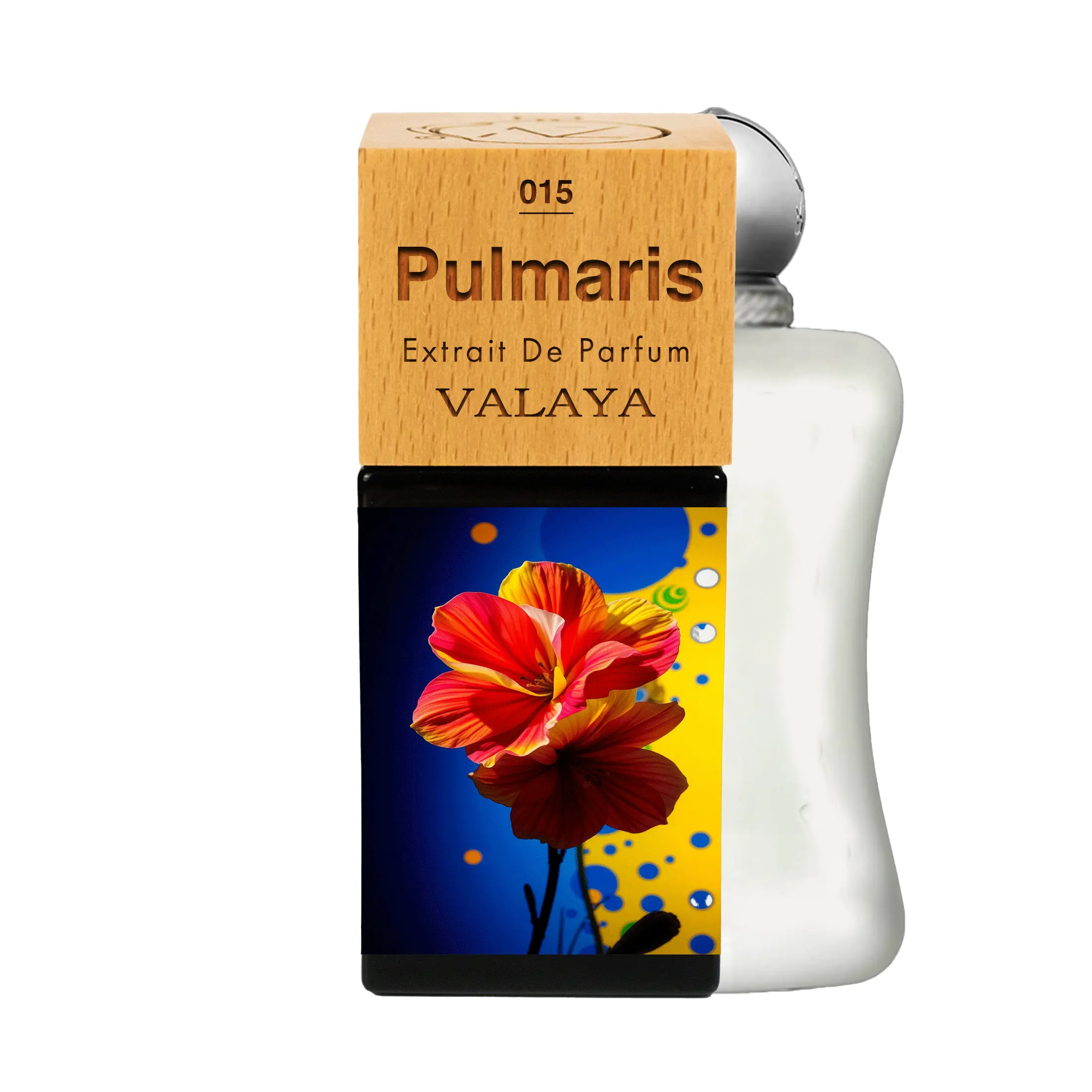 Pulmaris N°15 | Aldehydes, White Peach, Bergamot, Mandarin Orange; Orange Blossom, Petalia, Lily Of The Valley, Vetiver, Nympheal, Mahonia; Musk, Ambroxan, Akigalawood, Vanilla. Home fragrance