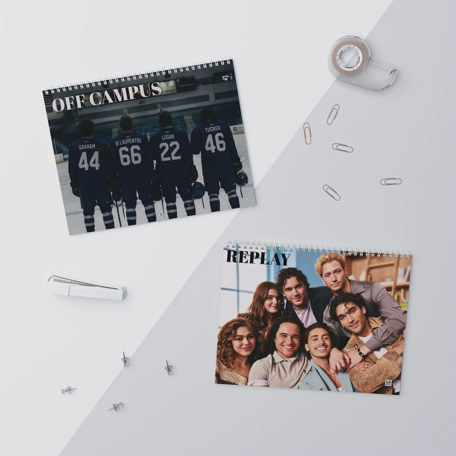 Off Campus season 1 | 2027 Wall Calendar, Monthly Grid Planner | Wall Calendar