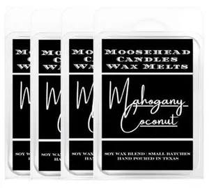 Mahogany & Coconut Scented Wax Melts - 4 Pack
