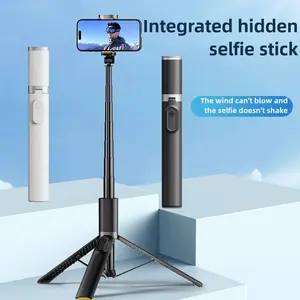 Extendable 62 Selfie Stick Tripod Lightweight Travel Stand with Remote for IPhone Android Vlogging