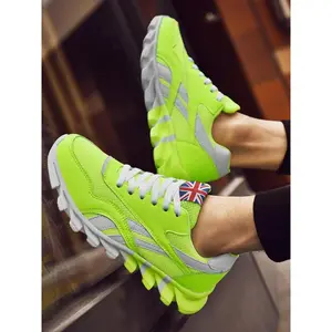 Fashionable Large Size Men's Sports Running Shoes, Sports Athletic Shoes, Blade Sole Design, Multiple Colors, Comfortable and Durable, Suitable for All Seasons