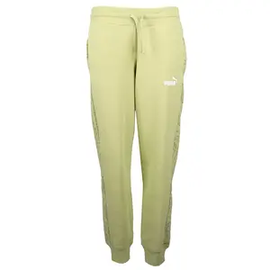 PUMA Womens Essentials Paisley All Over Print Pants Casual - Green