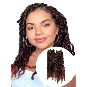 Spring Twist Hair  Synthetic Fiber Braiding  Hair Extensions