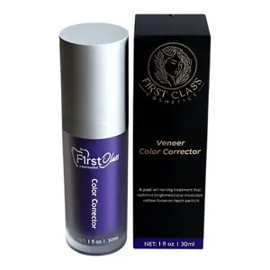 F1rst Class Cosmetics Color correct purple toothpaste | post whitening treatment