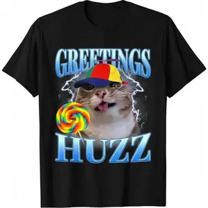 Greetings Huzz Lollipop Funny Gen Z Alpha Humor T-Shirt
