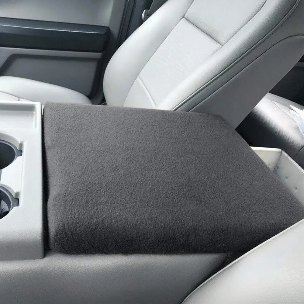 100% Brand New CROSSDESIGN 1 x Car Center Console Lid Protective Cover, Easy Install Automotive Interior Accessory, Exact Fit for Ford 2014-2021 F150-F250 Trucks, Protects Console Lid, Stowing & Tidying Item, 1 X Center Console Lid Cover