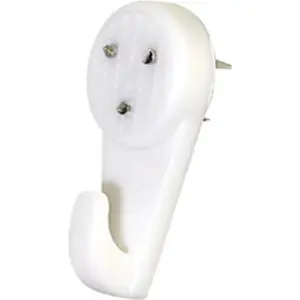 212 MAIN Steel Hard Wall Hangers, 5-Pack Lightweight Small-Size Wall Mounted Storage Fasteners with 0.50 in. Tap-In Pins