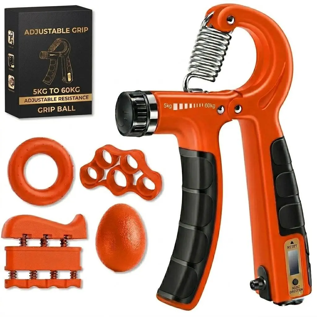 Grip Strengthener Forearm Strengthener Hand Grips Strengthener Kit - 5 Pack Adjustable Resistance 3 colour
