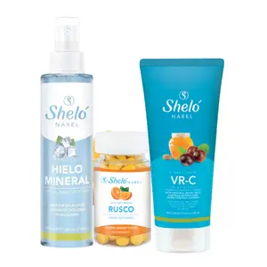 Shelo Nabel Natural Circulation Support Kit | Mineral Ice Gel + Rusco + VR-C Capsules