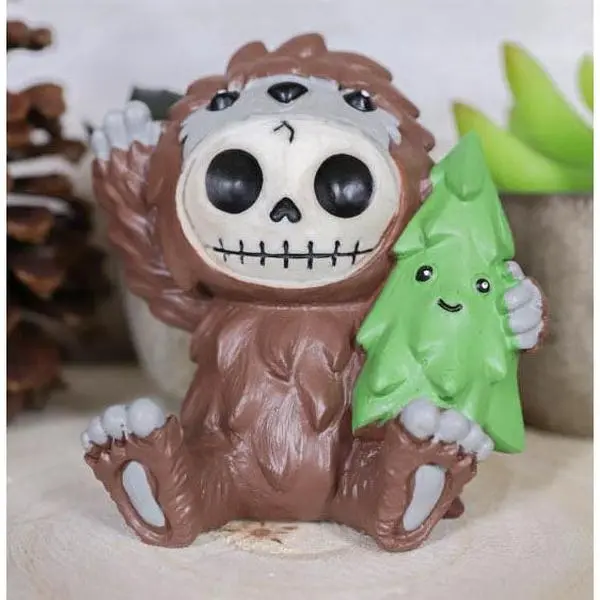 Ebros Furry Bones Bigfoot Sasquatch Skeleton Figurine Forest Creature Furrybones