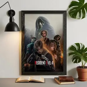 Resident Evil 4 Remake Waterproof Poster, HD Game Art N04