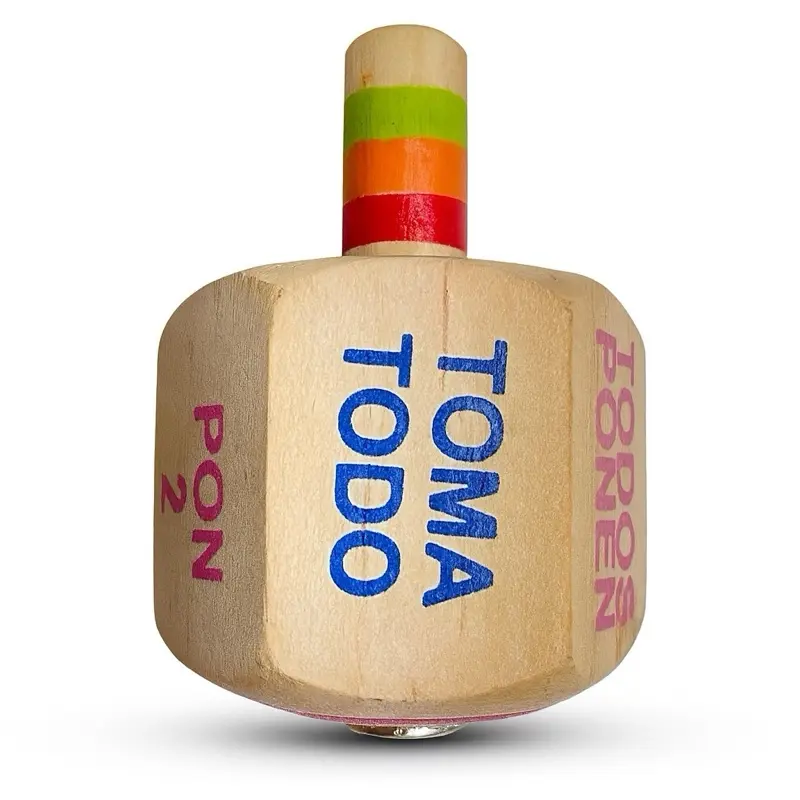 Toma Todo Madera 1 Piece - Relive Nuestra Nostalgia in this traditional Mexican Household Toy