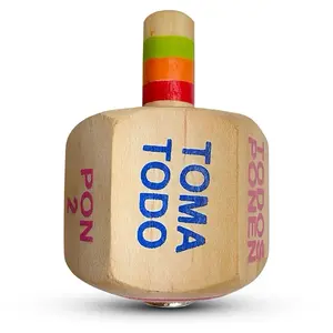 Toma Todo Madera 1 Piece - Relive Nuestra Nostalgia in this traditional Mexican Household Toy