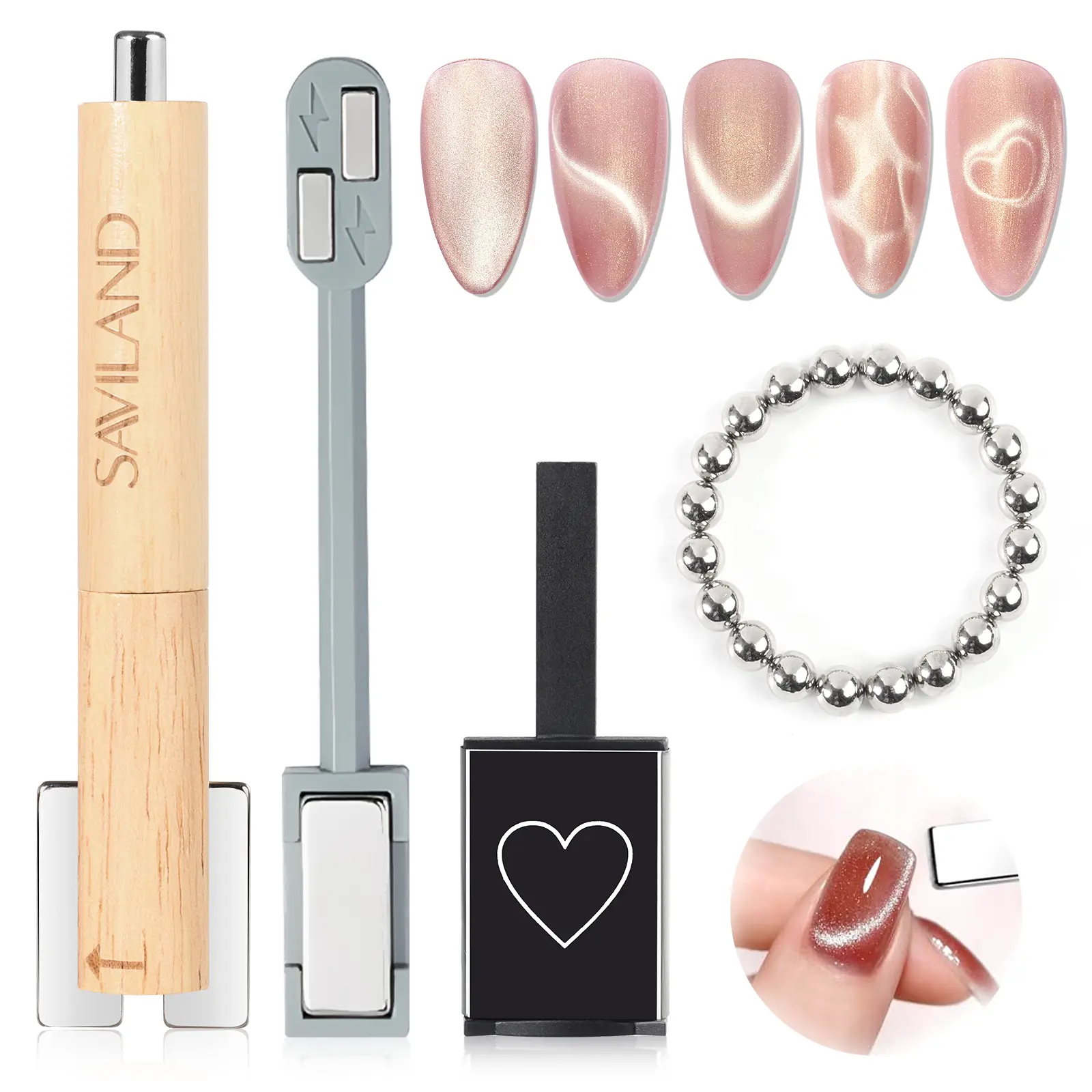 4PCS  Magnet for Cat Eye Gel Nail Polish