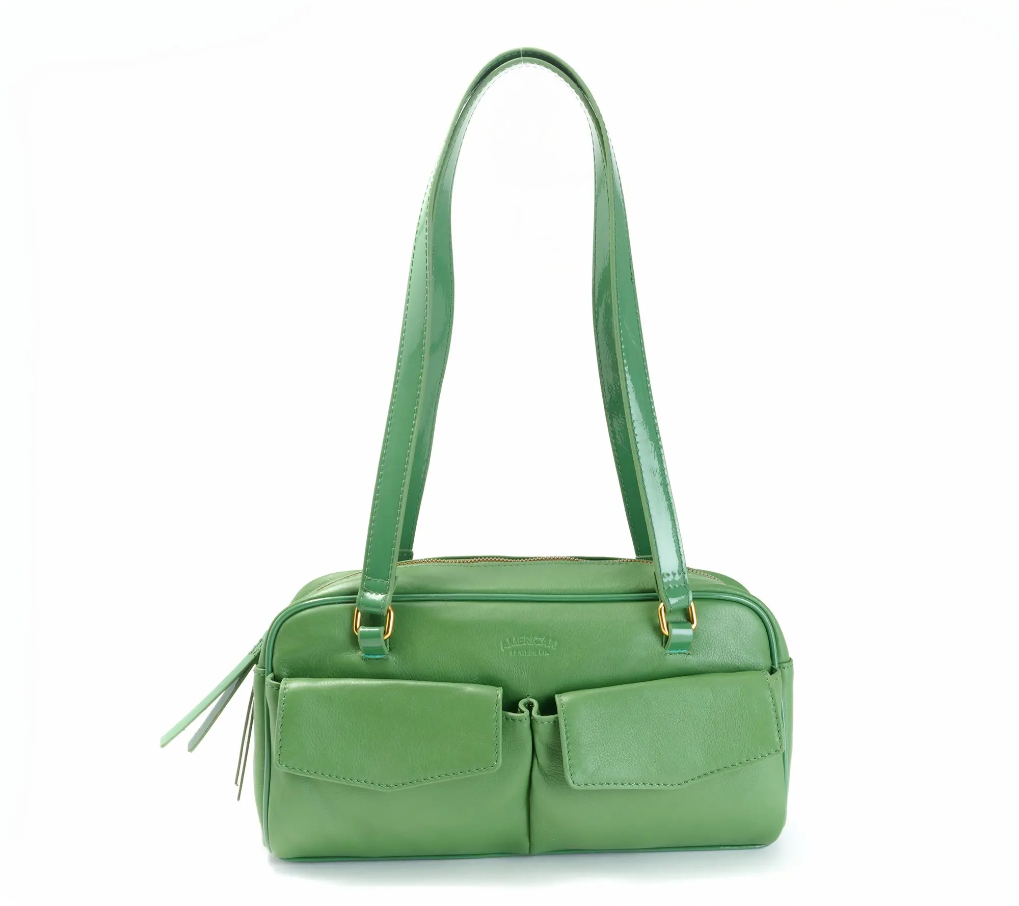 American Leather Co. Aspen Multi Pocket Leather Shoulder Bag