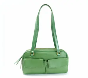 American Leather Co. Aspen Multi Pocket Leather Shoulder Bag