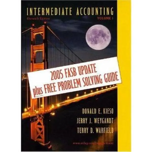 Used Intermediate Accounting Vol. 1 (11th Edition, 2005 FASB Update) - Donald E. Kieso Hardcover English Study Guide for Business & Management, with Comprehensive Exercises, Demonstration Problems, Detailed Chapter Review