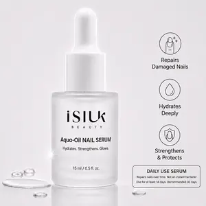 Nail Repair & Growth Serum for Damaged Nails, Cuticle Oil Hydrator with Niacinamide & Hyaluronic Acid, Intensive Care for Brittle, Weak, Peeling Nails After Gel X, Acrylic & Press-On Nails, 15ml