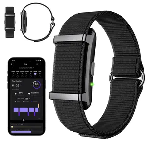 Wearable Smart Wristband Fitness Tracker, Blood Pressure & Hrv Monitor, Sleep Tracking, Multiple Exercise Modes, Free APP Included, Wearable Devices