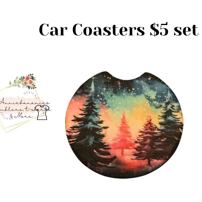 Christmas Car Coasters