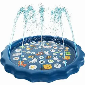 Swimming Pool, Summer Absorbent Spray Pad, Outdoor Yard Water Play, Sprinkler Pool Water Toy, Interactive Water Fun