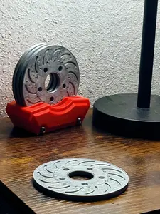Brake Rotor Coasters 3D Printed Perfect Gift for Car Enthusiasts