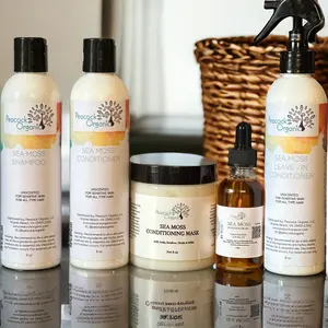 Sea Moss Shampoo & Conditioner Set for Sensitive Skin - Hydrating and Balancing - Decrease Shedding