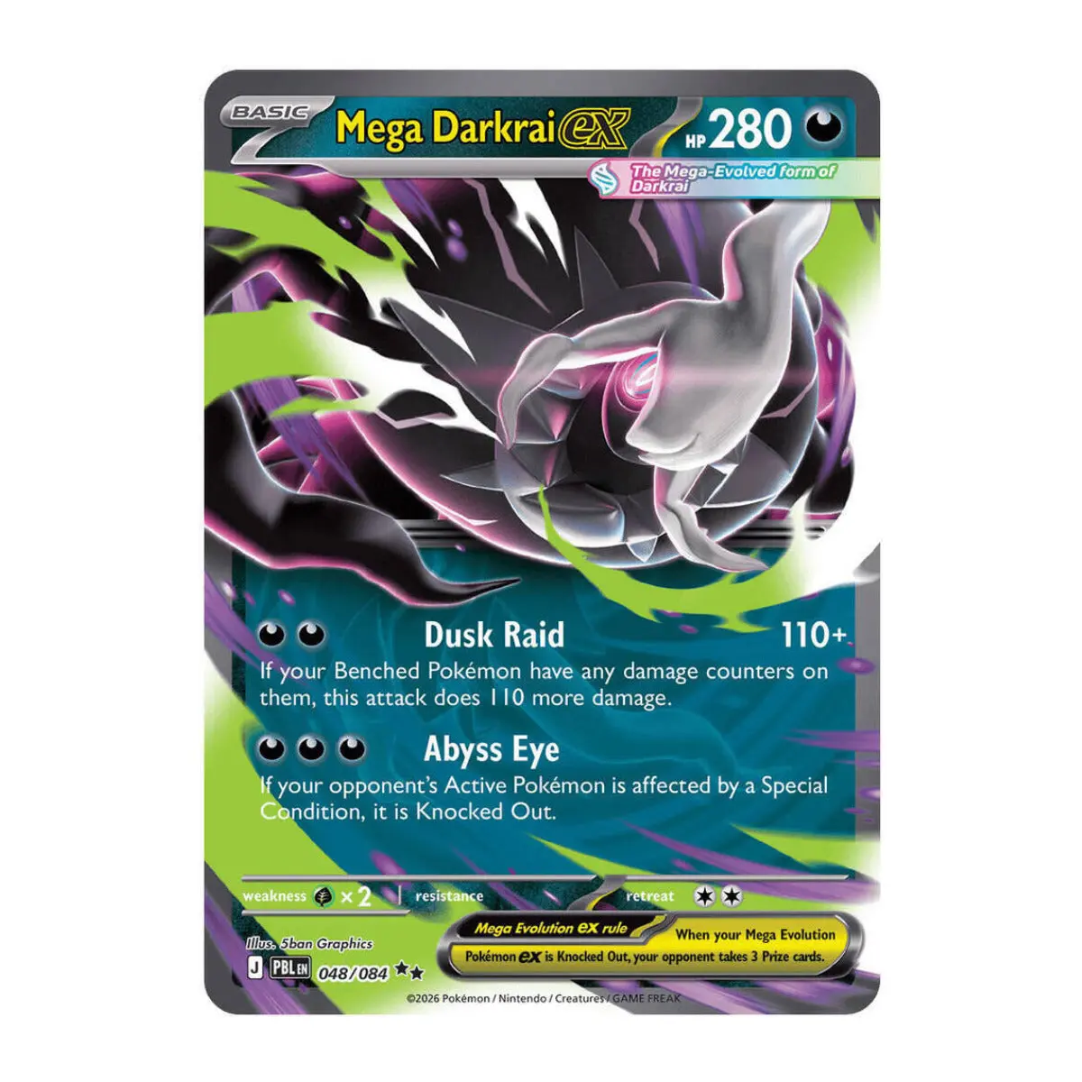 Mega Darkrai ex – 048/084