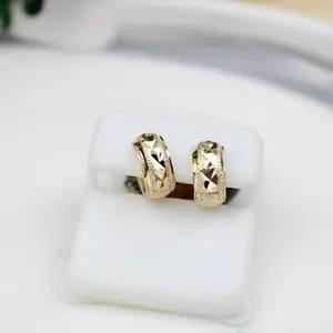 Little Girls Gold Plated Earrings Aretes Para Niñas En Oro Laminado Stylish And Durable Jewelry