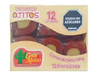 Bocadillo en Ojitos El Gran Kactus x12