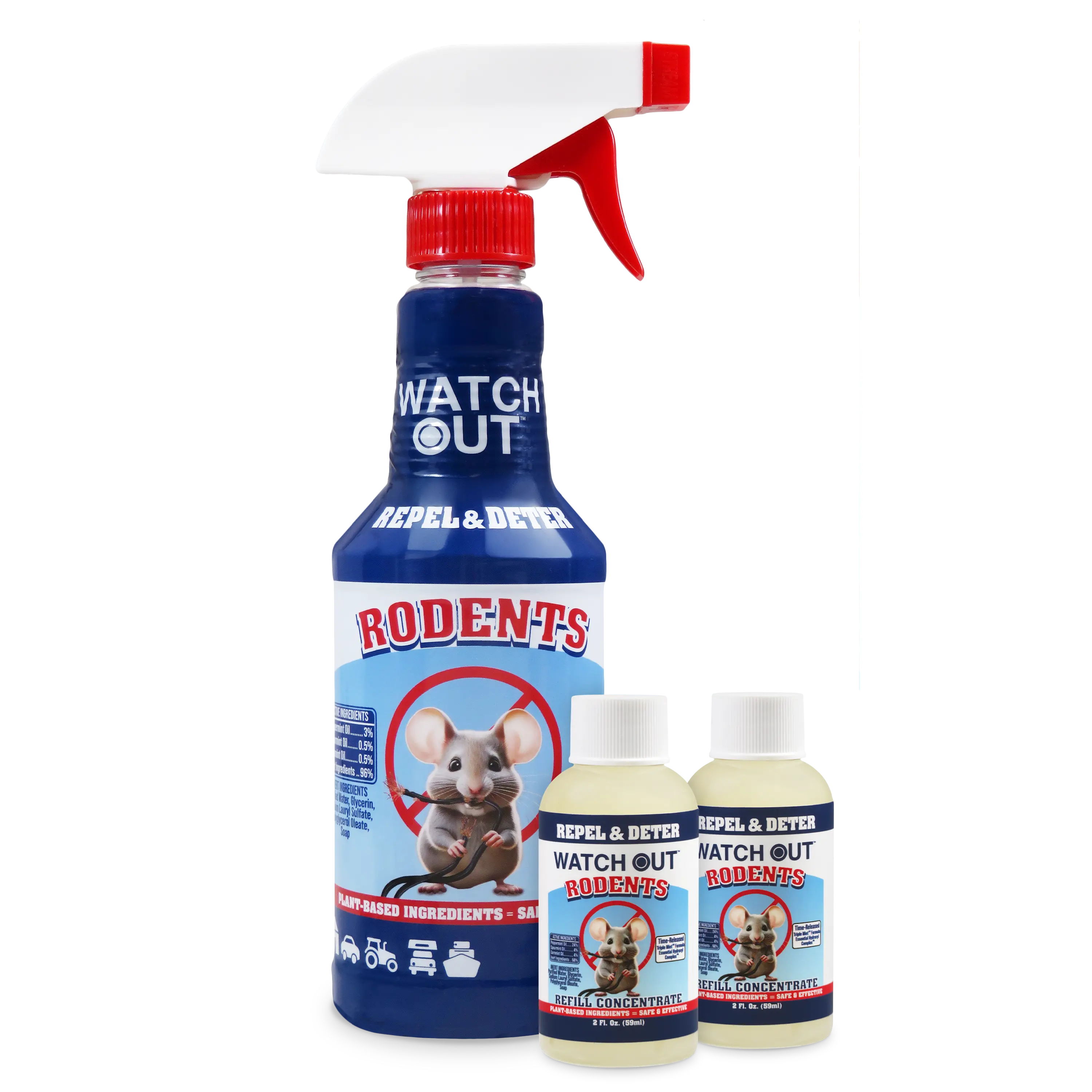 Rodent Repellent Spray Kit