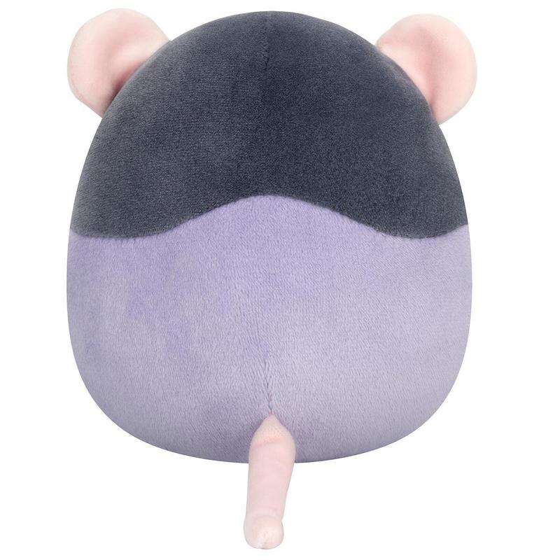 Squishmallows Ralphie the Grey Rat Holding Trash Can 5-Inch Select Series Stuffed Animals Extra Soft Fluffy Halloween Plush