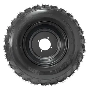 Suisuitong 10" ATV Wheels Tire Rim, 22x10-10 Tire with Rim Wheel One Tires Mounted on One Rims for ATVs And Go Karts Front Rear Wheel