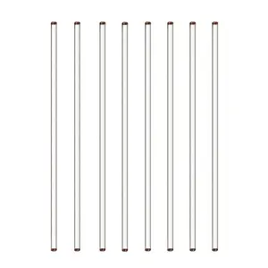 Glass Stick 12" Length Stir Rod with Both Ends Round 8pcs/pk Glass Stick 12" Length Stir Rod with Both Ends Round 8pcs/pk